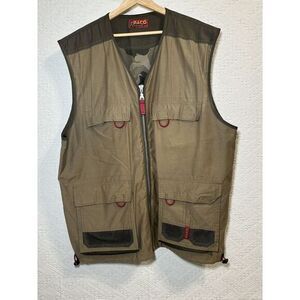 Men's‎ Paco Endurancesz44xl  fishing vest zip front drawstring waist green